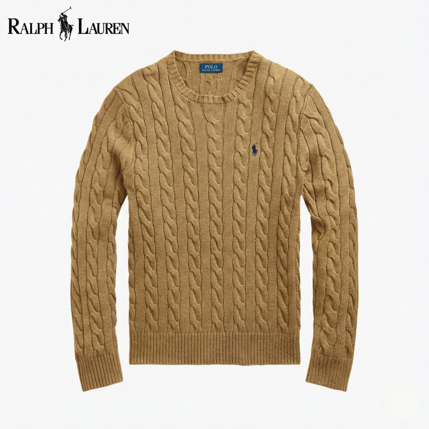 RL Cable-Knit Cotton Jumper