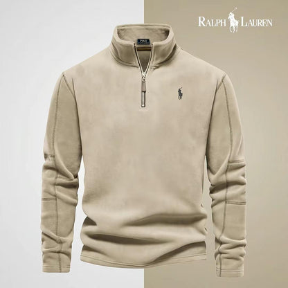 RL Prestige Cable-Knit Wool Knit Sweater